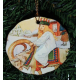Ceramic Ornament - Lucia on Goat